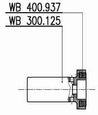 empujador WB 400 899-U